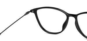 Black Cat Eye Full Rim Unisex Eyeglasses by Lenskart Air-149521