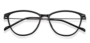 Black Cat Eye Full Rim Unisex Eyeglasses by Lenskart Air-149521