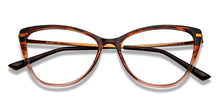 Load image into Gallery viewer, Brown Cat Eye Full Rim Unisex Eyeglasses by Lenskart Air-149499