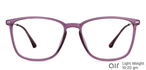 Purple Square Full Rim Unisex Eyeglasses by Lenskart Air-149500