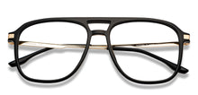 Load image into Gallery viewer, Black Aviator Full Rim Unisex Eyeglasses by Lenskart Air-149506