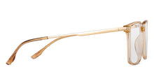 Load image into Gallery viewer, Gold Square Full Rim Unisex Eyeglasses by Lenskart Air-149508