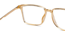 Load image into Gallery viewer, Gold Square Full Rim Unisex Eyeglasses by Lenskart Air-149508