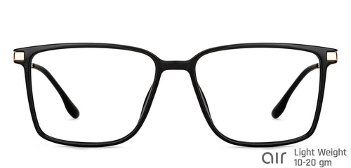 Black Square Full Rim Unisex Eyeglasses by Lenskart Air-149509