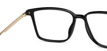 Load image into Gallery viewer, Black Square Full Rim Unisex Eyeglasses by Lenskart Air-149509