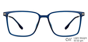 Blue Square Full Rim Unisex Eyeglasses by Lenskart Air-149510