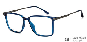 Blue Square Full Rim Unisex Eyeglasses by Lenskart Air-149510