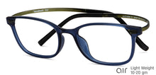 Load image into Gallery viewer, Blue Rectangle Full Rim Unisex Eyeglasses by Lenskart Air-149787
