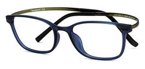 Blue Rectangle Full Rim Unisex Eyeglasses by Lenskart Air-149787