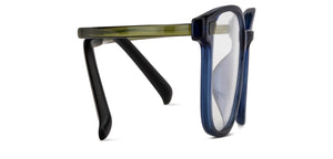 Blue Rectangle Full Rim Unisex Eyeglasses by Lenskart Air-149787