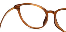 Load image into Gallery viewer, Brown Transparent Round Full Rim Unisex Eyeglasses by Lenskart Air-149790