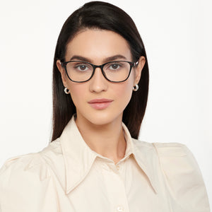 Black Cat Eye Full Rim Unisex Eyeglasses by Lenskart Air-149794