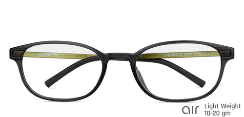 Grey Rectangle Full Rim Unisex Eyeglasses by Lenskart Air-149797