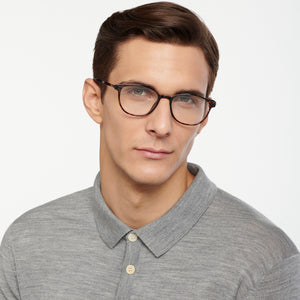 Tortoise Round Full Rim Unisex Eyeglasses by Lenskart Air-149840