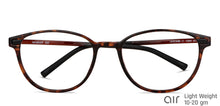 Load image into Gallery viewer, Tortoise Round Full Rim Unisex Eyeglasses by Lenskart Air-149840