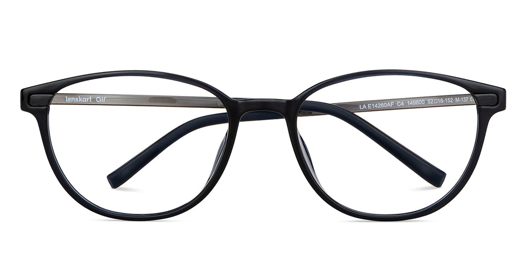 Blue Round Full Rim Unisex Eyeglasses by Lenskart Air-149800