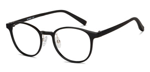 Black Round Full Rim Unisex Eyeglasses by Lenskart Air-150090