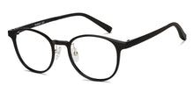 Load image into Gallery viewer, Black Round Full Rim Unisex Eyeglasses by Lenskart Air-150090