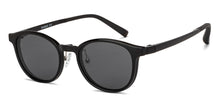 Load image into Gallery viewer, Black Round Full Rim Unisex Eyeglasses by Lenskart Air-150090