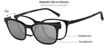 Load image into Gallery viewer, Black Rectangle Full Rim Unisex Eyeglasses by Lenskart Air-150095