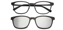 Load image into Gallery viewer, Black Rectangle Full Rim Unisex Eyeglasses by Lenskart Air-150095