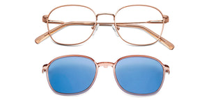 Copper Wayfarer Full Rim Unisex Eyeglasses by Lenskart Air-150116
