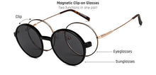 Load image into Gallery viewer, Black Round Full Rim Unisex Eyeglasses by Lenskart Air-150119