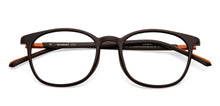 Load image into Gallery viewer, Brown Round Full Rim Unisex Eyeglasses by Lenskart Air-150479