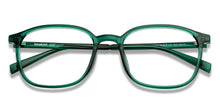Load image into Gallery viewer, Green Geometric Full Rim Unisex Eyeglasses by Lenskart Air-150487