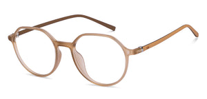 Brown Rectangle Full Rim Unisex Eyeglasses by Lenskart Air-150589