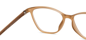 Brown Rectangle Full Rim Unisex Eyeglasses by Lenskart Air-150595