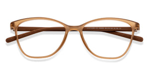 Brown Rectangle Full Rim Unisex Eyeglasses by Lenskart Air-150595