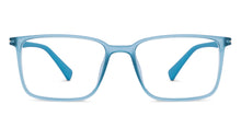 Load image into Gallery viewer, Blue Rectangle Full Rim Unisex Eyeglasses by Lenskart Air-150600