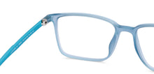 Load image into Gallery viewer, Blue Rectangle Full Rim Unisex Eyeglasses by Lenskart Air-150600