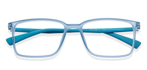 Blue Rectangle Full Rim Unisex Eyeglasses by Lenskart Air-150600