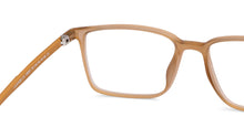 Load image into Gallery viewer, Brown Rectangle Full Rim Unisex Eyeglasses by Lenskart Air-150601