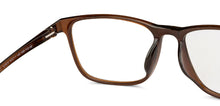 Load image into Gallery viewer, Brown Rectangle Full Rim Unisex Eyeglasses by Lenskart Air-150809