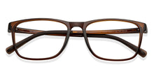 Load image into Gallery viewer, Brown Rectangle Full Rim Unisex Eyeglasses by Lenskart Air-150809