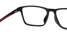 Load image into Gallery viewer, Black Rectangle Full Rim Unisex Eyeglasses by Lenskart Air-150816