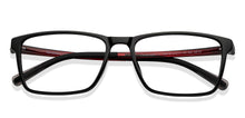 Load image into Gallery viewer, Black Rectangle Full Rim Unisex Eyeglasses by Lenskart Air-150816