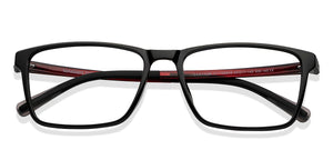 Black Rectangle Full Rim Unisex Eyeglasses by Lenskart Air-150816
