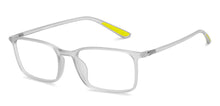 Load image into Gallery viewer, Grey Transparent Rectangle Full Rim Unisex Eyeglasses by Lenskart Air-211956