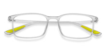 Load image into Gallery viewer, Grey Transparent Rectangle Full Rim Unisex Eyeglasses by Lenskart Air-211956