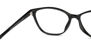 Black Cat Eye Full Rim Unisex Eyeglasses by Lenskart Air-151768