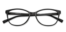 Load image into Gallery viewer, Black Cat Eye Full Rim Unisex Eyeglasses by Lenskart Air-151768