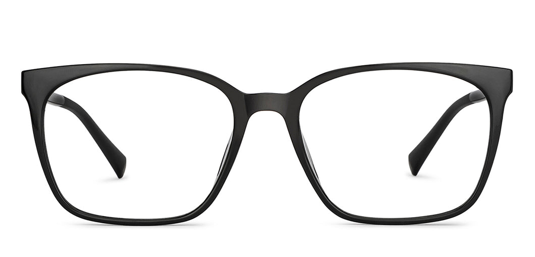 Black Square Full Rim Unisex Eyeglasses by Lenskart Air-151780