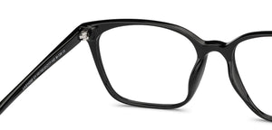 Black Square Full Rim Unisex Eyeglasses by Lenskart Air-151780