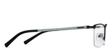 Load image into Gallery viewer, Black Rectangle Half Rim Unisex Eyeglasses by Lenskart Air-200234
