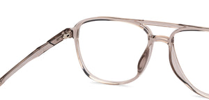 Grey Aviator Full Rim Unisex Eyeglasses by Lenskart Air-200551