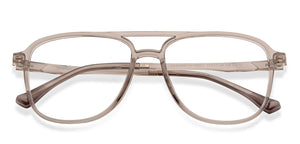 Grey Aviator Full Rim Unisex Eyeglasses by Lenskart Air-200551